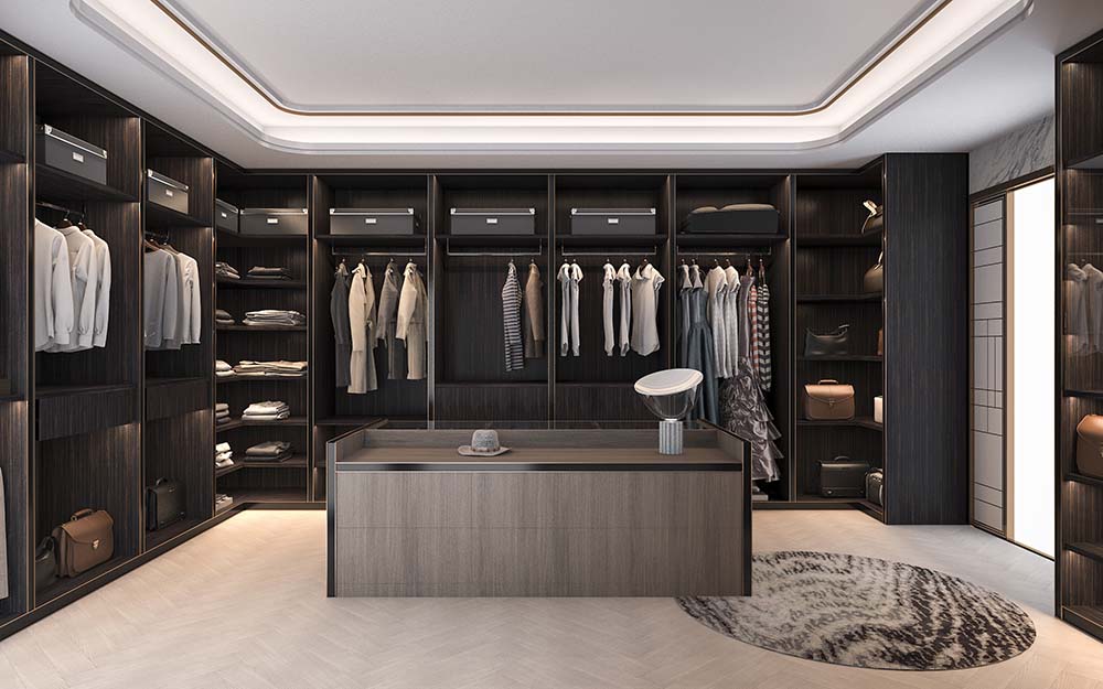 Bespoke Modern Walk-in Wardrobe